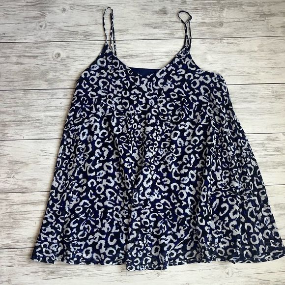Show Me Your Mumu Blue Circus Mini Dress Size Small